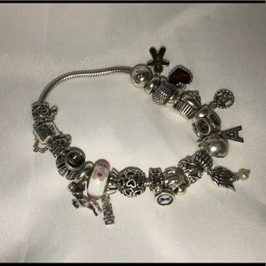 Authentic Pandora Bracelet with Charms